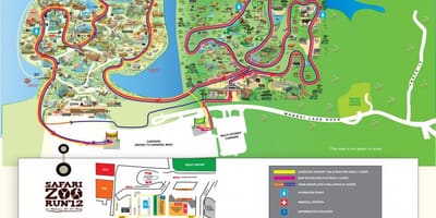 Карта заапарка Сінгапура