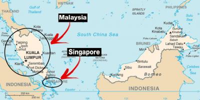 Сінгапур карта свету